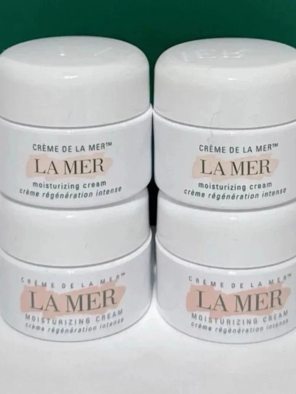 4 X LA MER Creme de La Mer The Moisturizing Cream 0.24 oz / 7 mL Each Total 28ml